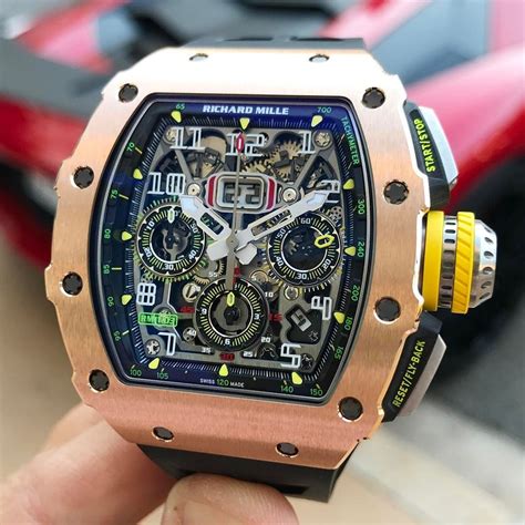 richard mille rm 011 rose gold|Richard Mille RM watch price.